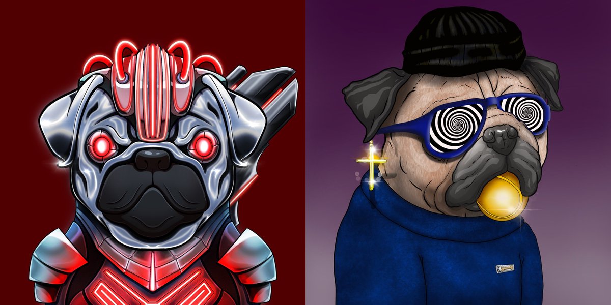 spacepugs_'s tweet photo. RIP ALPHA

Welcome to the new era of Space Pugs!

Shown is one of our regular SP V2 next to the Rank 2 Alpha Pug. 

Engage & Drop your address for a chance to get a SP V2 air dropped post mint!