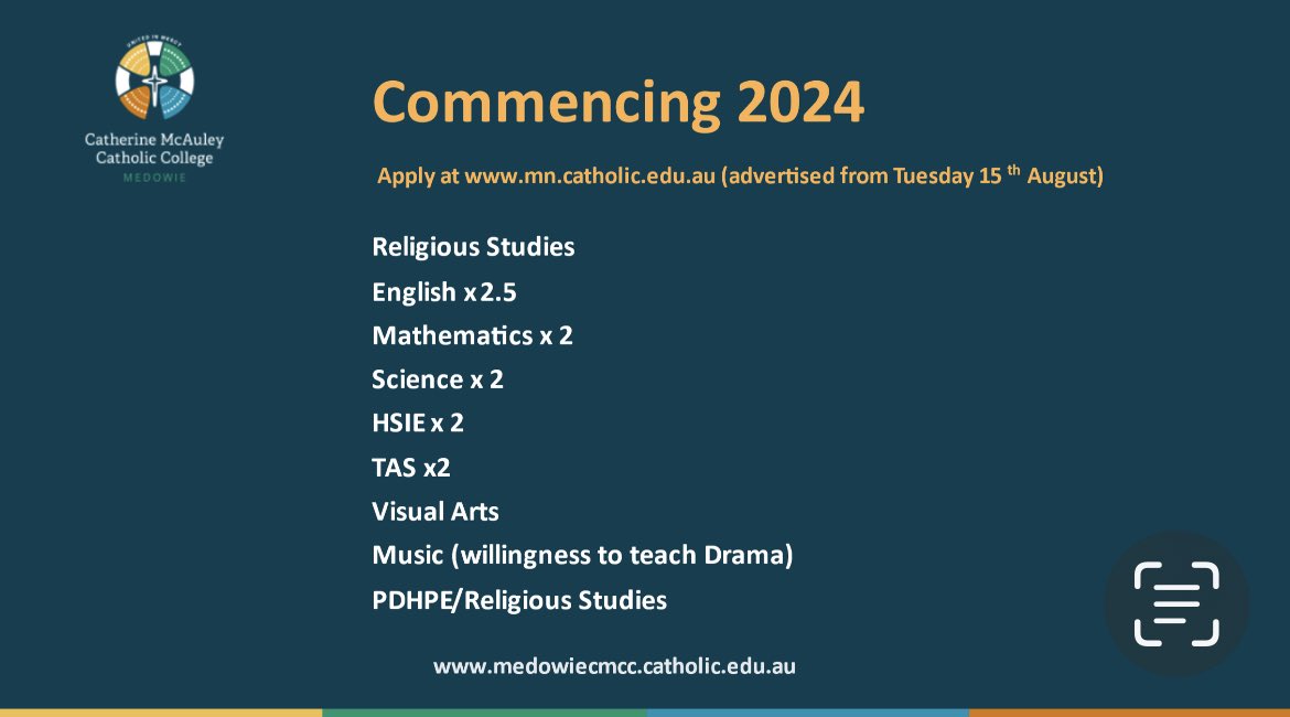 CMCCMedowie's tweet photo. Come &amp; play a role in shaping the direction of the College as we commence Stage 6 studies in 2024! https://t.co/5lc8XOrV8S
