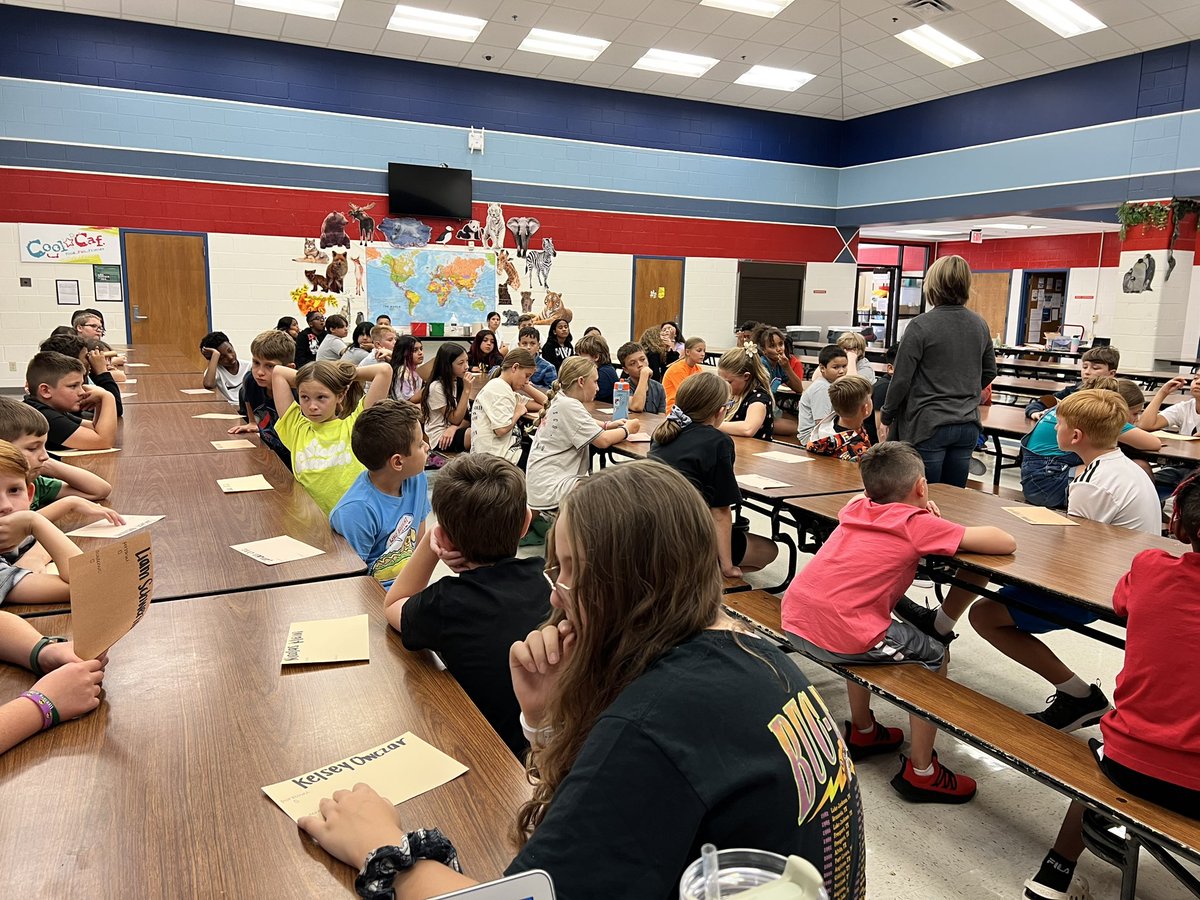 EthridgeES's tweet image. 5th grade is working hard at crafting their goals for the year! #BeTheONE #WildaboutLearning