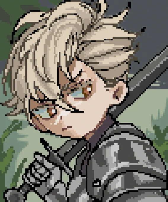 algumas pixel art que fiz para praticar, com ocs de amigos do facebug
