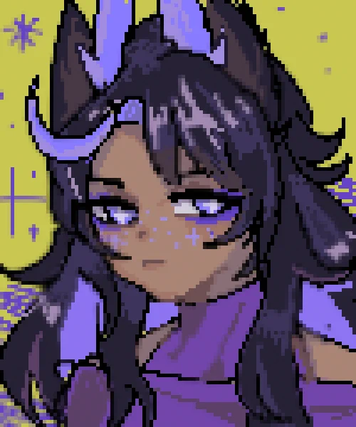 algumas pixel art que fiz para praticar, com ocs de amigos do facebug