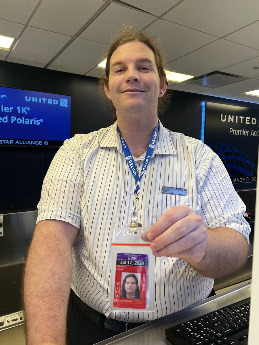 Best employee ever!!! Solved a pretty big problem with ease and understanding. Very knowledgeable, polite and customer service oriented. Treasure and value him ⁦⁦<a href="/united/">United Airlines</a>⁩ <a href="/EWRairport/">Newark Liberty International Airport</a>⁩ #David ⁦