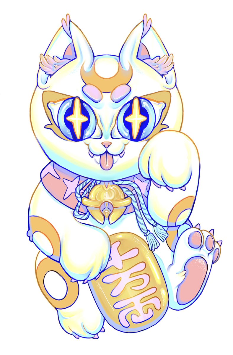 HeartGuckk's tweet photo. Lucky Cat Commission 🍀 
#manekineko #luckycat #catart https://t.co/bimeR7YrnZ