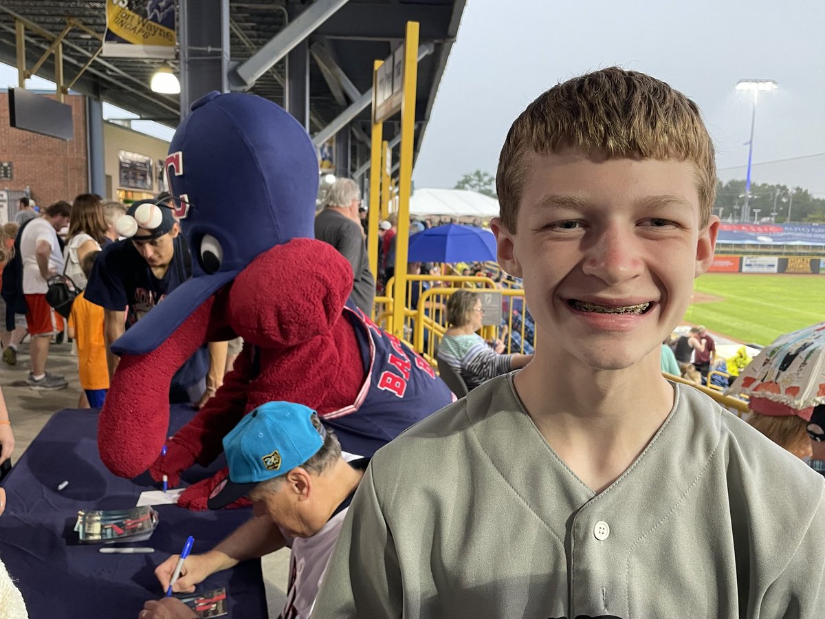 themisterbob's tweet photo. The Baseball Bug is back with the Lake County Captains.  #thebugisback https://t.co/0kBtoPs4zf
