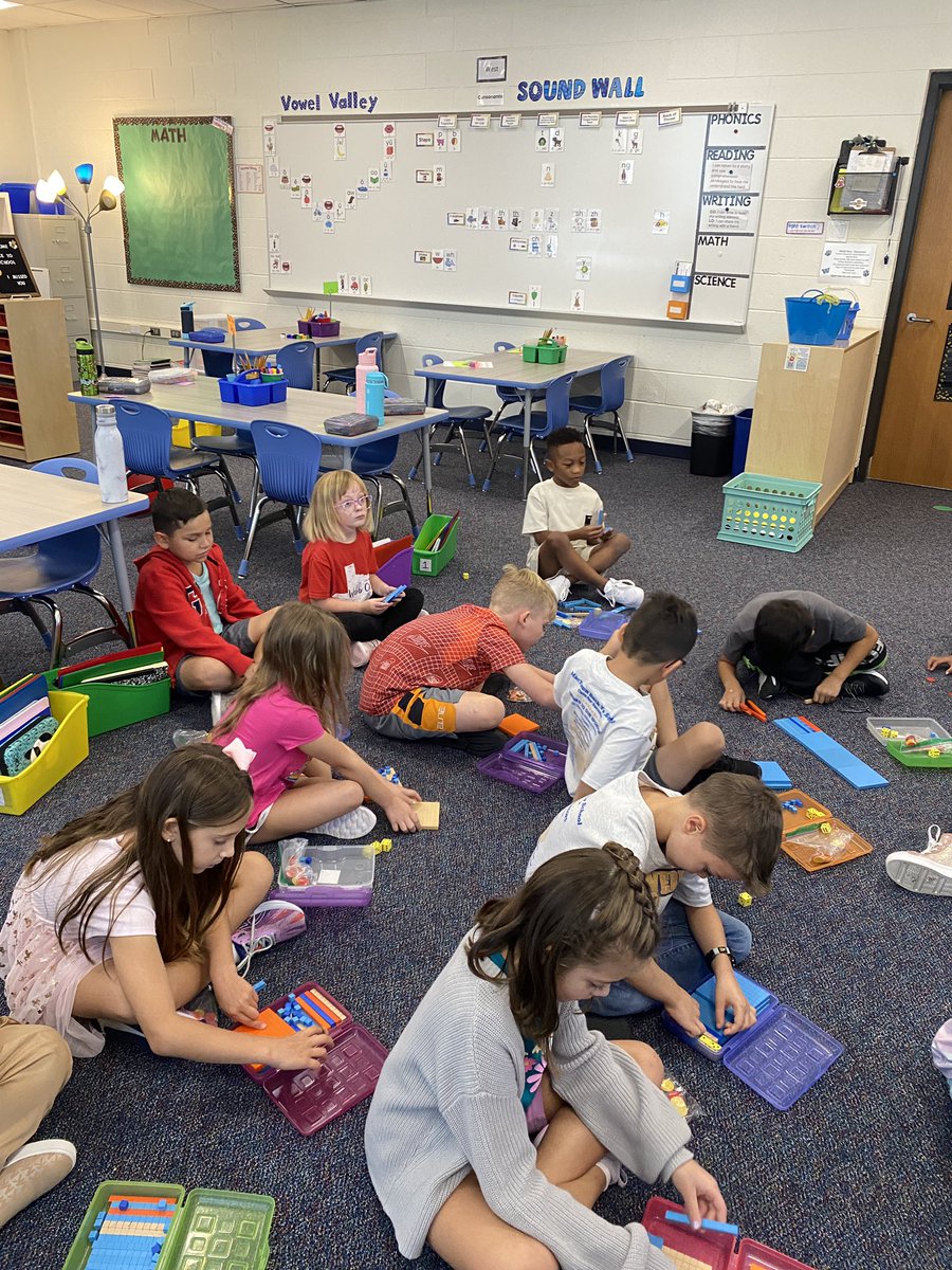 Exploring with our math tool boxes. #webbcubs #everystudenteveryday