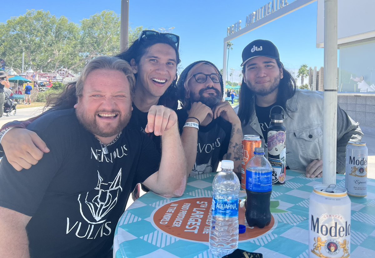 NervousVulpis's tweet photo. Our first hometown gig since the bus accident was exactly the positive adrenaline shot we needed!

Thanks again for having us @ocfair! 
❤️🦊🤘 https://t.co/y7iXUI0Kj2