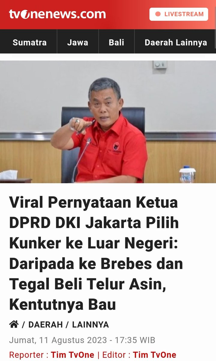Anggota dewan ini hidupnya ajib bener.
Mau memperbaiki bau kentut doang kudu ke luar negeri. Cobak?!