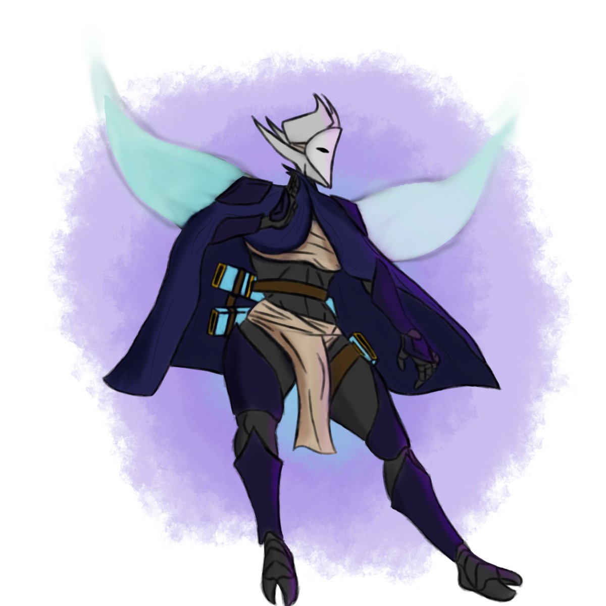 And as usual this is Izanami! Essentially a water and ground bug. Found in a deep scheme for her kingdom and especially her mother, who was a sea serpent that artificially crafted her. At the moment, living with Echo and still trying to understand the world, as her home is gone