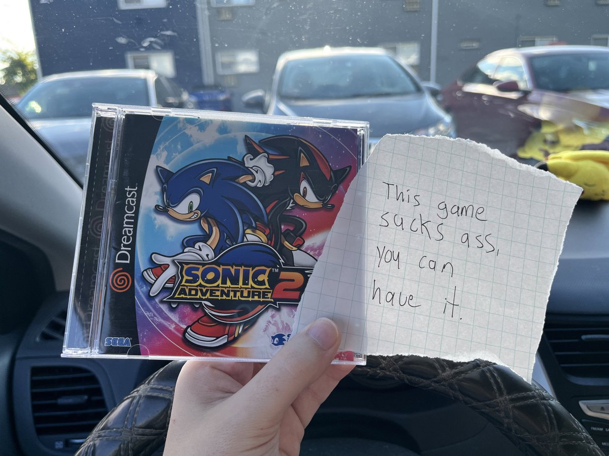 Someone left this on my windshield in the parking lot wtf