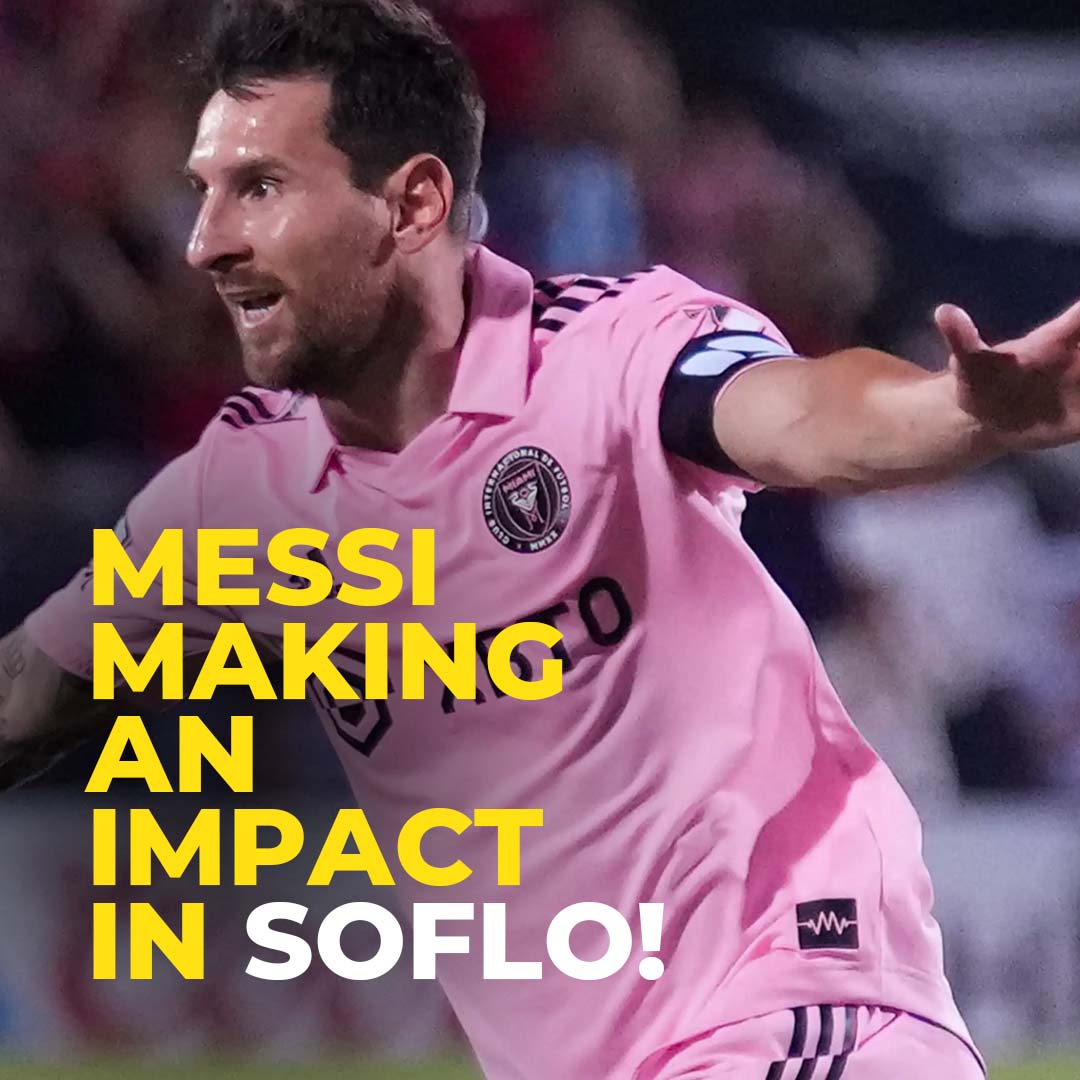 ModestoOchoa7's tweet photo. Messi's magic gracing SoFLo! ⚽✨ 

Witness the impact of a legend as Messi takes the field in South Florida! The soccer world is in awe, and we're ready to witness greatness unfold. Join the excitement and be part of history in the making! 🐐 🔟

#soflo #miamifc #messi #futbol https://t.co/VmvpfW5UTI