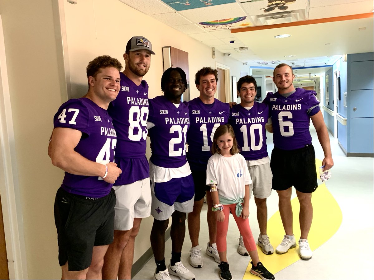 Valiant Player (@valiantplayer) on Twitter photo Had a <a href="/ValiantPlayer/">Valiant Player</a> visit with <a href="/FurmanPaladins/">Furman Paladins</a> <a href="/PaladinFootball/">Furman Football</a> team at <a href="/theprismahealth/">Prisma Health</a> today . <a href="/JayquanSmith22/">Jayquan Smith22</a> <a href="/_tylerhuff/">Tyler Huff</a> <a href="/masonpline/">Mason Pline</a> <a href="/lukehedrick11/">Luke Hedrick</a> <a href="/charles10watson/">Charles Watson</a> & <a href="/AVYoungblood4/">Ty Youngblood</a> brought such joy to the kids and their families. What great ambassadors for <a href="/FurmanU/">Furman University</a>! Had a <a href="/ValiantPlayer/">Valiant Player</a> visit with <a href="/FurmanPaladins/">Furman Paladins</a> <a href="/PaladinFootball/">Furman Football</a> team at <a href="/theprismahealth/">Prisma Health</a> today . <a href="/JayquanSmith22/">Jayquan Smith22</a> <a href="/_tylerhuff/">Tyler Huff</a> <a href="/masonpline/">Mason Pline</a> <a href="/lukehedrick11/">Luke Hedrick</a> <a href="/charles10watson/">Charles Watson</a> & <a href="/AVYoungblood4/">Ty Youngblood</a> brought such joy to the kids and their families. What great ambassadors for <a href="/FurmanU/">Furman University</a>!