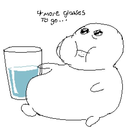 how i feel now that im trying to drink 2 litres of water a day