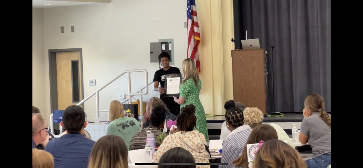 💙’d the timely &amp; inspirational message from <a href="/ResilientWalker/">Dr. Shree Walker</a> today. AND appreciated the celebration of a cherished friend &amp; colleague, <a href="/suenorman79/">Sue Norman</a>, on being a #resilientwalker. Thx <a href="/DrDenita/">Dr. Denita Maughan</a> for today &amp; <a href="/pbvssc/">PBVUSD Special Services</a> for all you do for  Ss!