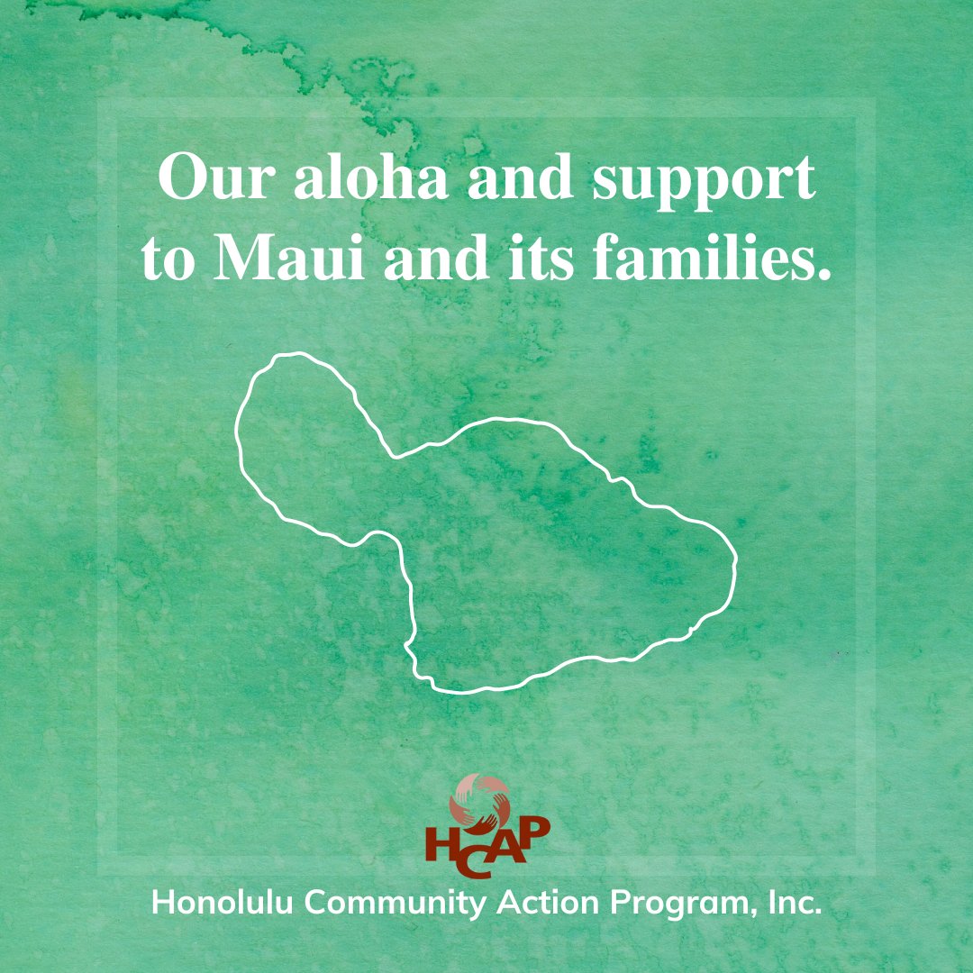 HCAPhi's tweet photo. HCAP stands with the people of Maui and pledges our support in Maui’s recovery. We grieve with those who are suffering from loss and send our appreciation to the first responders, volunteers, and organizations who are aiding those in need.

#LahainaStrong #MauiStrong https://t.co/fy0F5kVMXt