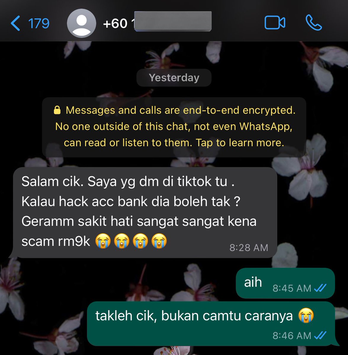 ItsMeCha0_0's tweet photo. Hi guys, sorry I’m no longer accepting any responses. It was hectic and bizzare. So I delete all the tweets and reset to none again. Tapi betul la orang cakap, lagi banyak tolong, lagi besar pintu rezeki. Ada yang bagi sokongan. Ada yang sampai tersembur saya baca 😭. https://t.co/m0CoPXdJ0t