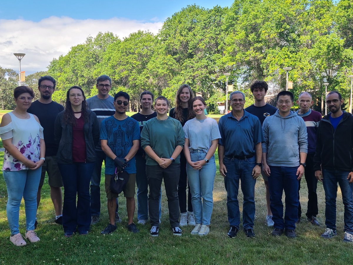 agbrolo's tweet photo. Nice day #yyj for our summer 2023 group photo! #Raman #SERS #spectroscopy #photonics #nanotechnology #nanoparticles #microscopy https://t.co/g25ANGM4iR
