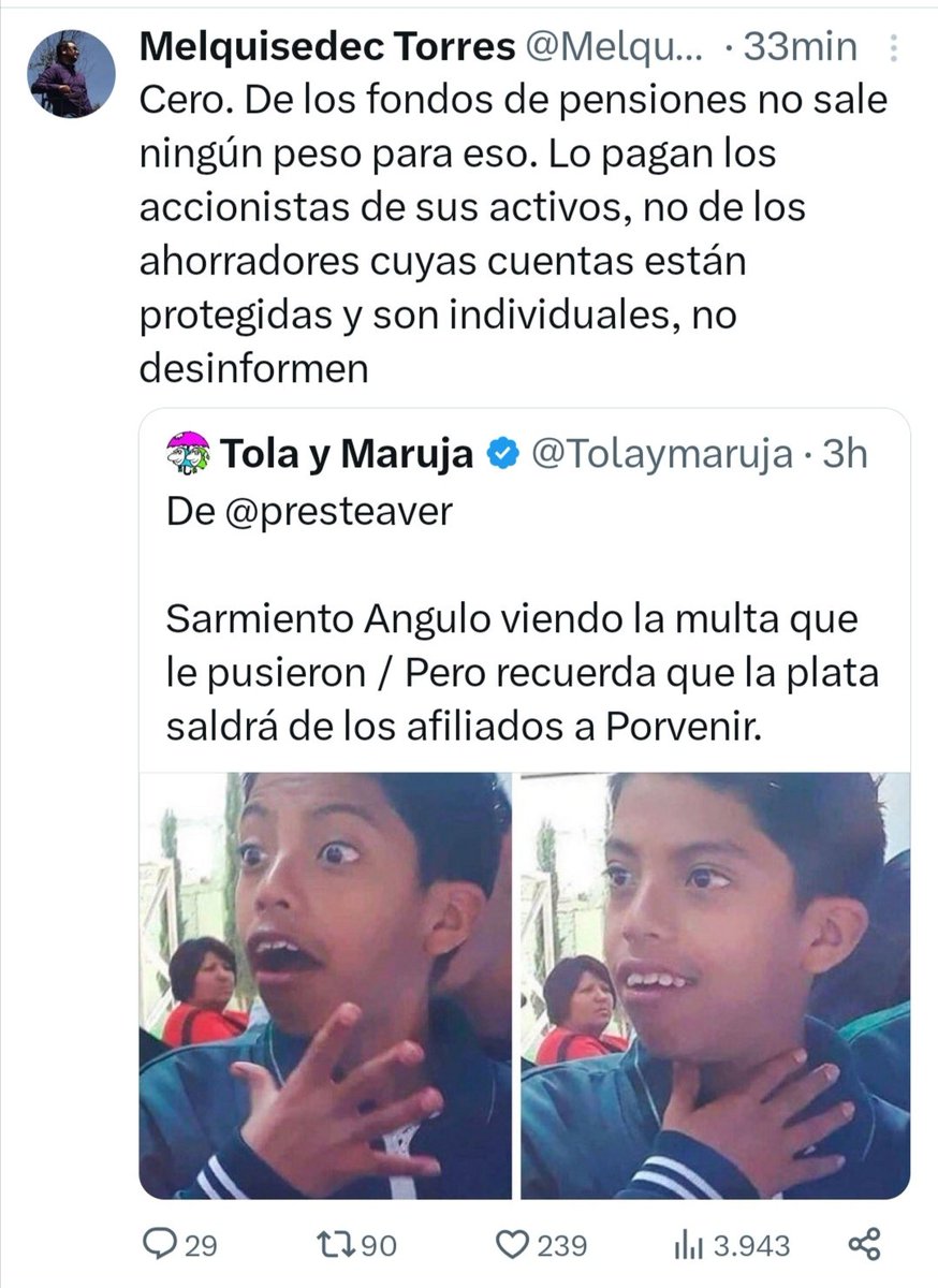 Borlandhp's tweet photo. La bodeguitas que se fueron al congreso de 
@fondosdepension no les gustó ni 5 ese tweet ¿Casualidad? https://t.co/M3625pKJEV