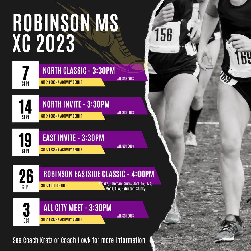 RobinsonMidSch's tweet photo. It’s Cross Country and Volleyball season is almost here #RunRobbieRun https://t.co/2C27ylP7tB