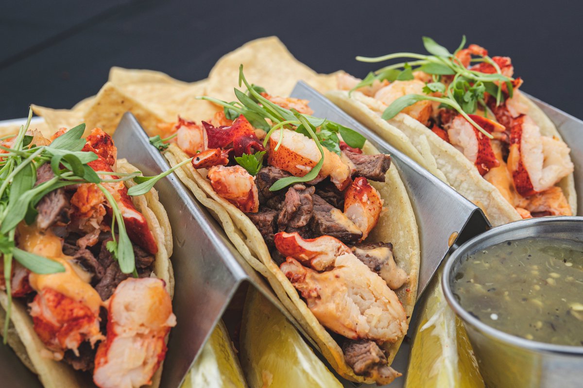 TheFifthOC's tweet photo. We're going to head out for a bit.
Can you take care of our Surf & Turf Tacos while we're gone? Thanks https://t.co/mlu8w9lCF6