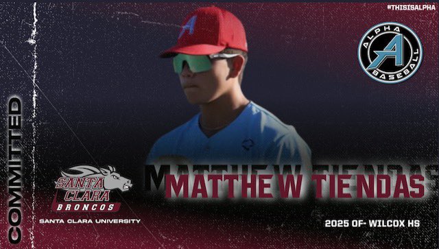 Excited to announce my commitment to the University of Santa Clara