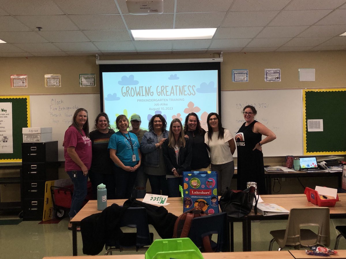 Excited to see our PreK babies grow under the guidance of these amazing educators!