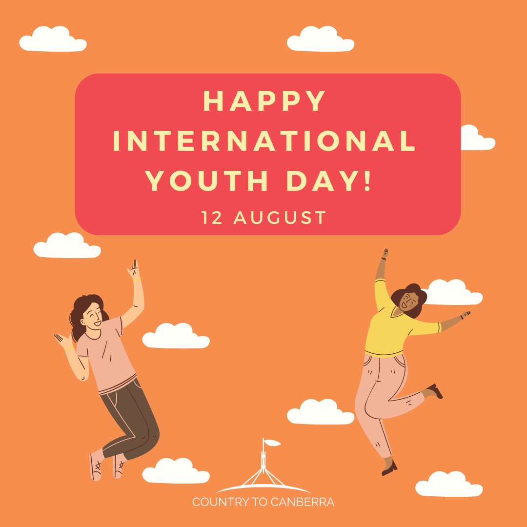 Country to Canberra (@countrycanberra) on Twitter photo 🎉Happy International Youth Day from the C2C team!🎉
This International Youth Day, <a href="/unyouthenvoy/">UN Youth Envoy</a> is celebrating ways #YouthLead as agents for change for the global sustainable development goals. How do you lead for change? 🎉Happy International Youth Day from the C2C team!🎉
This International Youth Day, <a href="/unyouthenvoy/">UN Youth Envoy</a> is celebrating ways #YouthLead as agents for change for the global sustainable development goals. How do you lead for change?