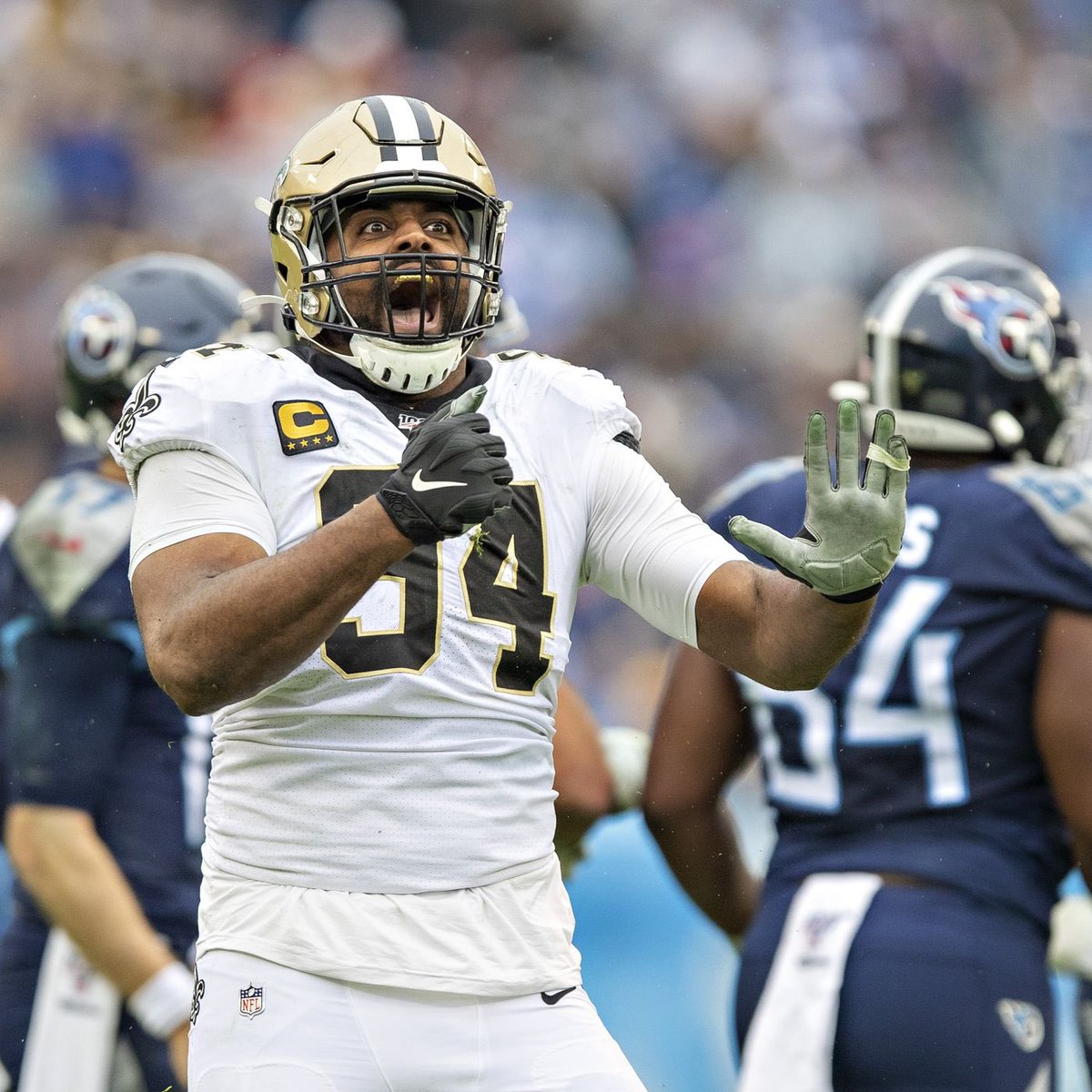 MichaelBalkoJr's tweet photo. This #Saints defense is insane:

DE- Cam Jordan
DE- Payton Turner
DT- Khalen Saunders
DT- Bryan Breese
LB- Demario Davis
LB- Pete Werner
LB- Jaylon Smith
LB- Zack Baun
CB- Marshon Lattimore
CB- Bradley Roby Jr
CB- Alontae Taylor
S- T. Mathieu
S- Abram
S- Maye https://t.co/91TGWJx2Pv