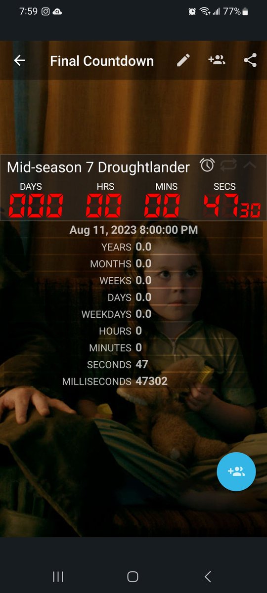 It has begun  .... #Droughtlander #WithOutlander #Outlander #OutlanderMidSeasonBreak