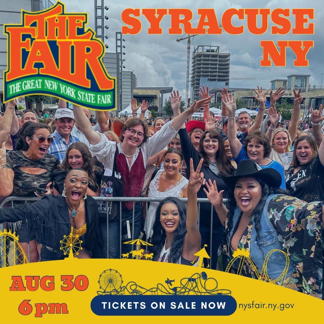 Syracuse New York, get ready!!! The Chapel Hart experience is coming your way. Get your tickets now and let’s PARTY NEW YORK CONGREGATION!!! 🥳🥳🥳🥳🥳 nysfair.ny.gov/admission/