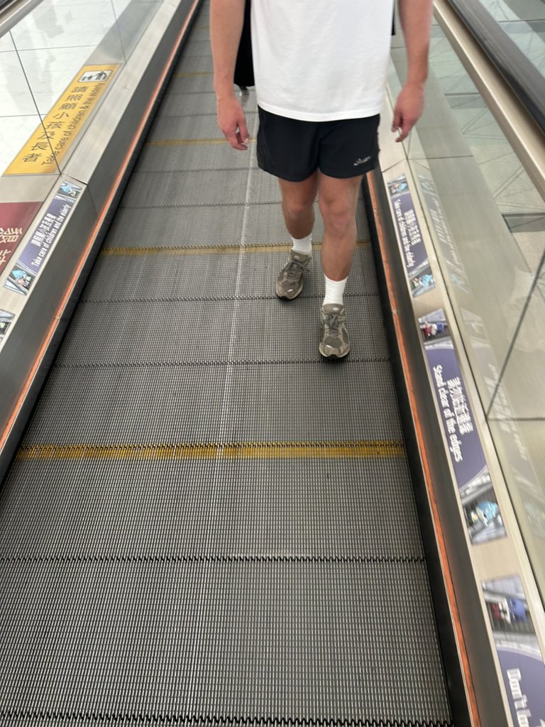 mattyp6969's tweet photo. I fucking love walking on these moving floors at the airport it gets me so pumped I’m the fucking fastest man in the world https://t.co/6iJ97KZhXU
