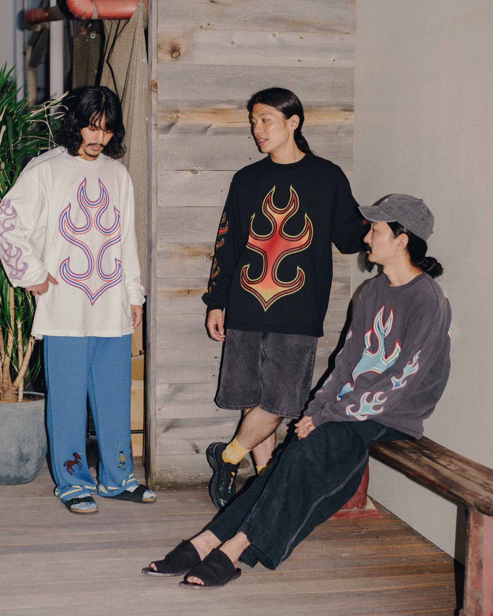 WAAA_official's tweet photo. New arrivals from b.Eautiful "Japan 1998 LS Shirt" 
アメリカ・ロサンゼルスを拠点とするブランド【b.Eautiful】のセカンドデリバリー分をオンラインサイトにUPしました。是非ご覧ください。
https://t.co/vOEdD6Bnvl https://t.co/oye3fL05ve