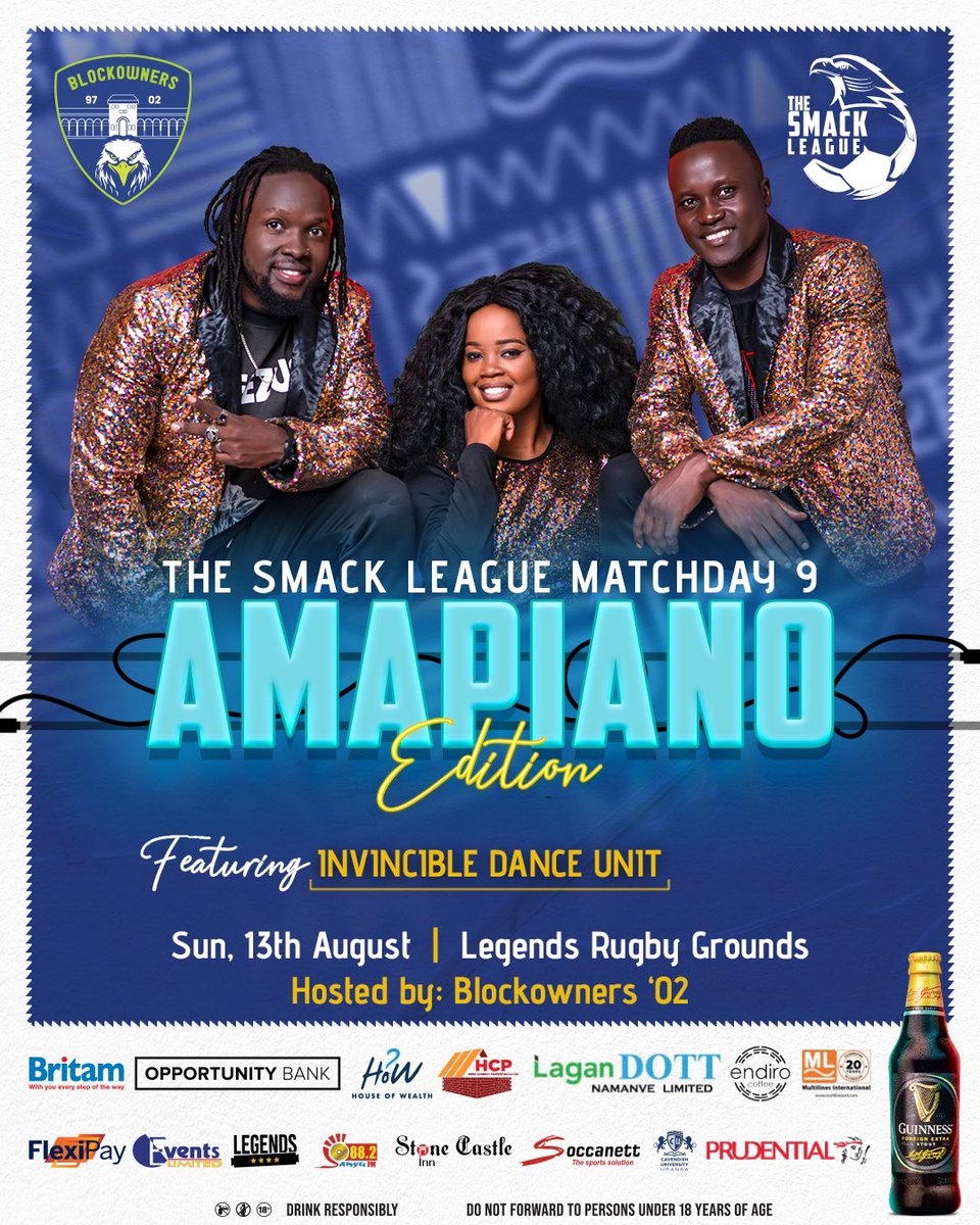 <a href="/BlockOwners/">Block Owners</a> have organised a CRAZY lineup for us to support Sunday's networking activities 🙌🔥

<a href="/KaroleKasita/">karole kasita</a> we (Muduku) are ready for you at <a href="/TheSMACKLeague/">The SMACK League #TSL</a> 🙇‍♂️ 

#TSL6 #Gladiator #GladiatorsKitLaunch23