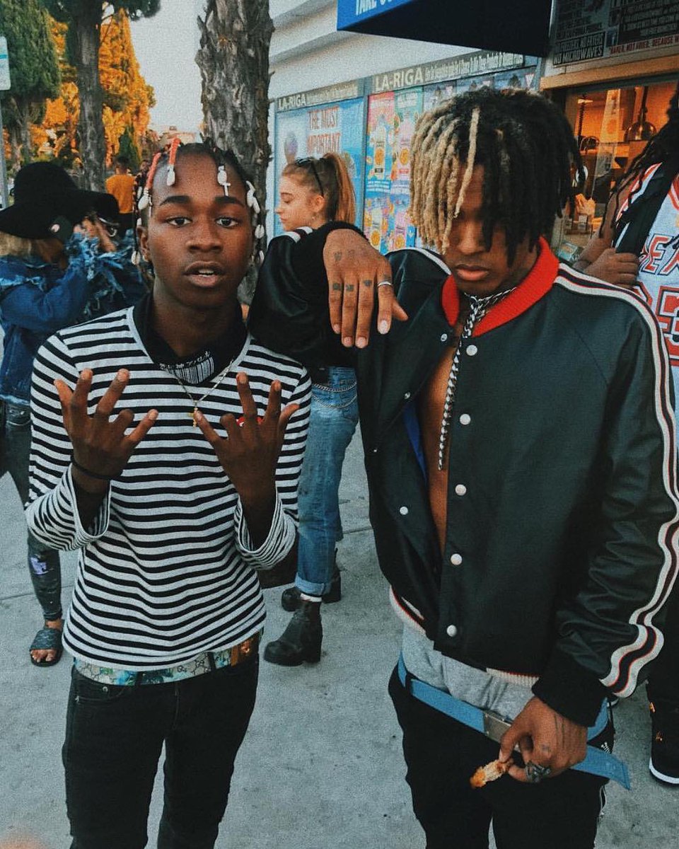 XXXTentacion with <a href="/zayhilfiger/">Zay Hilfiger</a> 6 years ago today