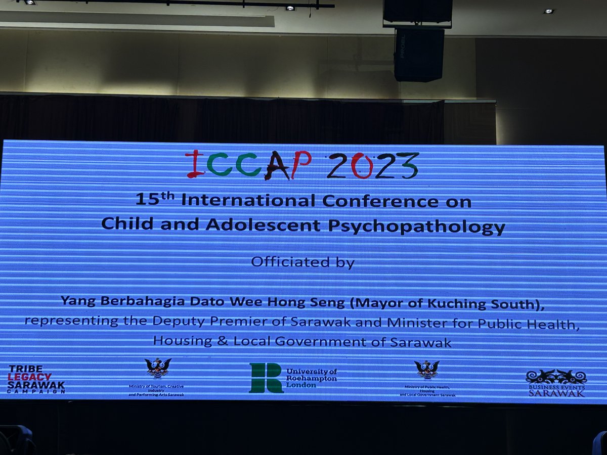 UoR_ICCAP's tweet photo. 15th International Conference on Child and Adolescent Psychopathology (#ICCAP2023): Thank you to the keynote and workshop speakers, and delegates from 32 countries who made our #ICCAP2023 in Kuching (Borneo Island) a great success.
Great cultural, social and scientific programs. https://t.co/QHpwIU5EvC