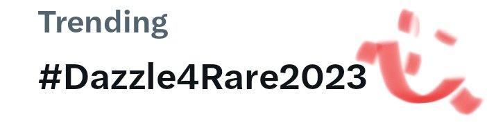 🦓🦓🦓Trending #Dazzle4Rare2023 thank you Dazzlers 🦓🦓🦓 Thankyou for joining the Dazzle and if you haven't yet heard set your message up at dazzle4rare.net with all your social Media and join us. Let's elevate our voices and unite together. @dazzle4rare