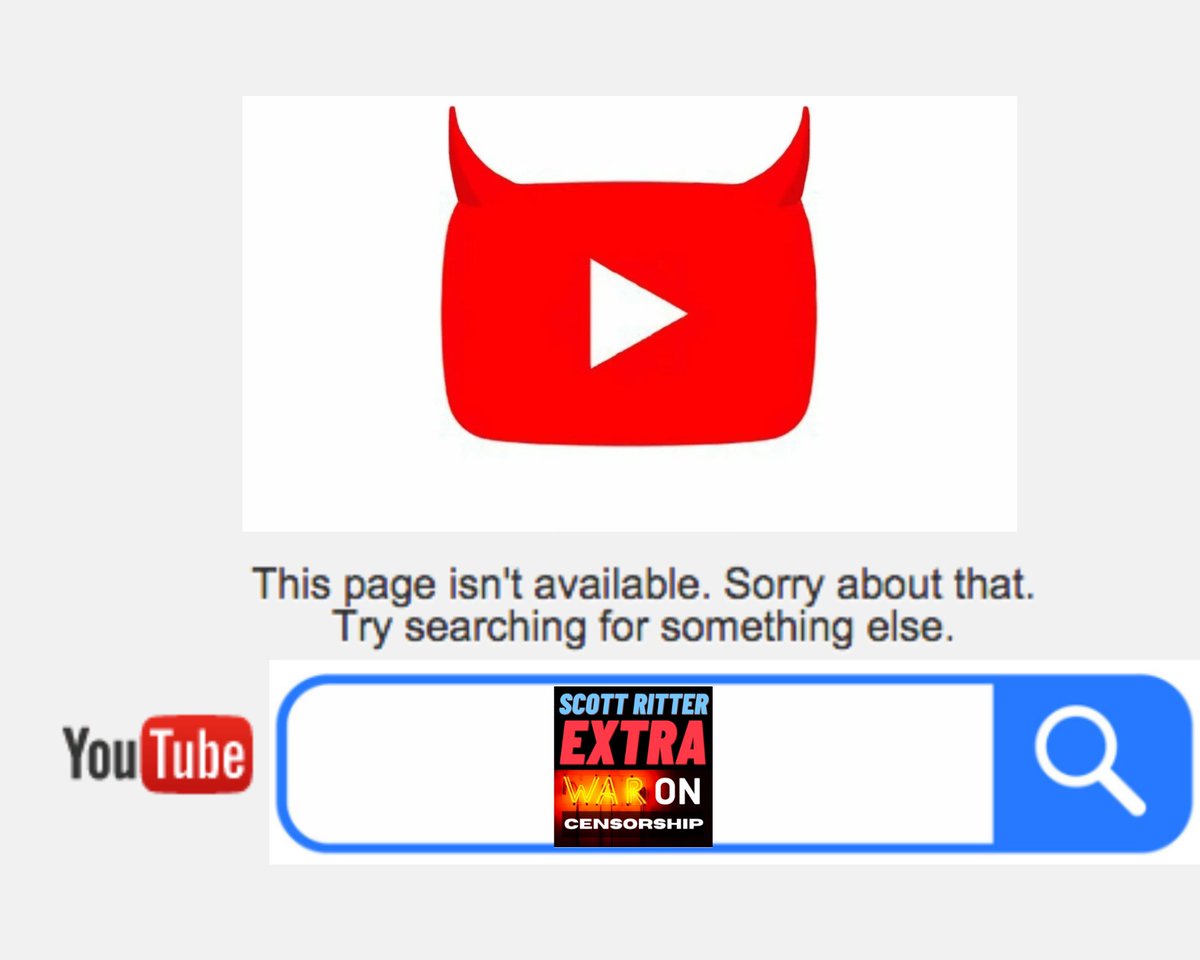 RusEmbUSA's tweet photo. ⛔️Scott Ritter’s @YouTube channel has been blocked.

🇺🇸 guardians of democratic values are eager to lecture other countries.

❌However, 🇺🇸 gags anyone who dares to speak out against an official policy.

#USdoubleStandards
#FreedomOfSpeech 

🔗https://t.co/s06JZKsPZ0 https://t.co/tFcqHO1aaZ