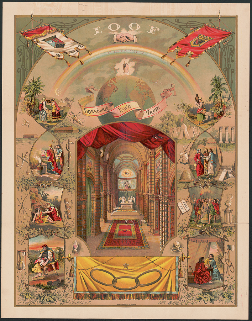 DocDelusional's tweet photo. IOOF, Independent Order of Oddfellows (1890) #SecretSociety #IOOF #Oddfellows #fraternity #SECRET #symbolism #ancient https://t.co/9SpYQN072A