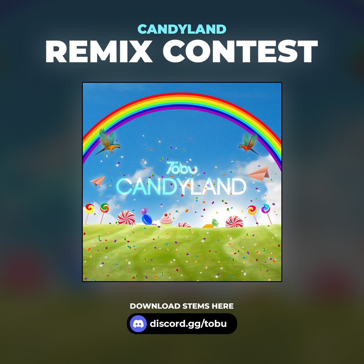📢 Announcing the Candyland Remix Competition!

This is your chance to put your own spin on my legendary track "Candyland" and get an official release. I will select and include my favorite remixes in album on Spotify and all the other digital outlets.

Join my discord to get the