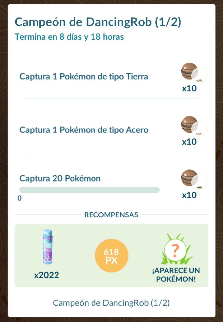 Pesquisa temporária exclusiva durante a transmissão dos Campeonatos  Mundiais do Pokémon GO na Twitch!