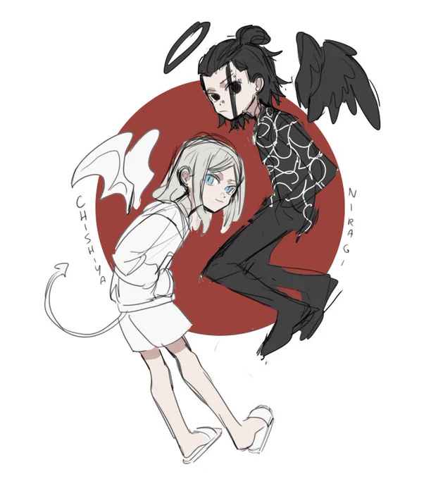 small demon chishiya & niragi 