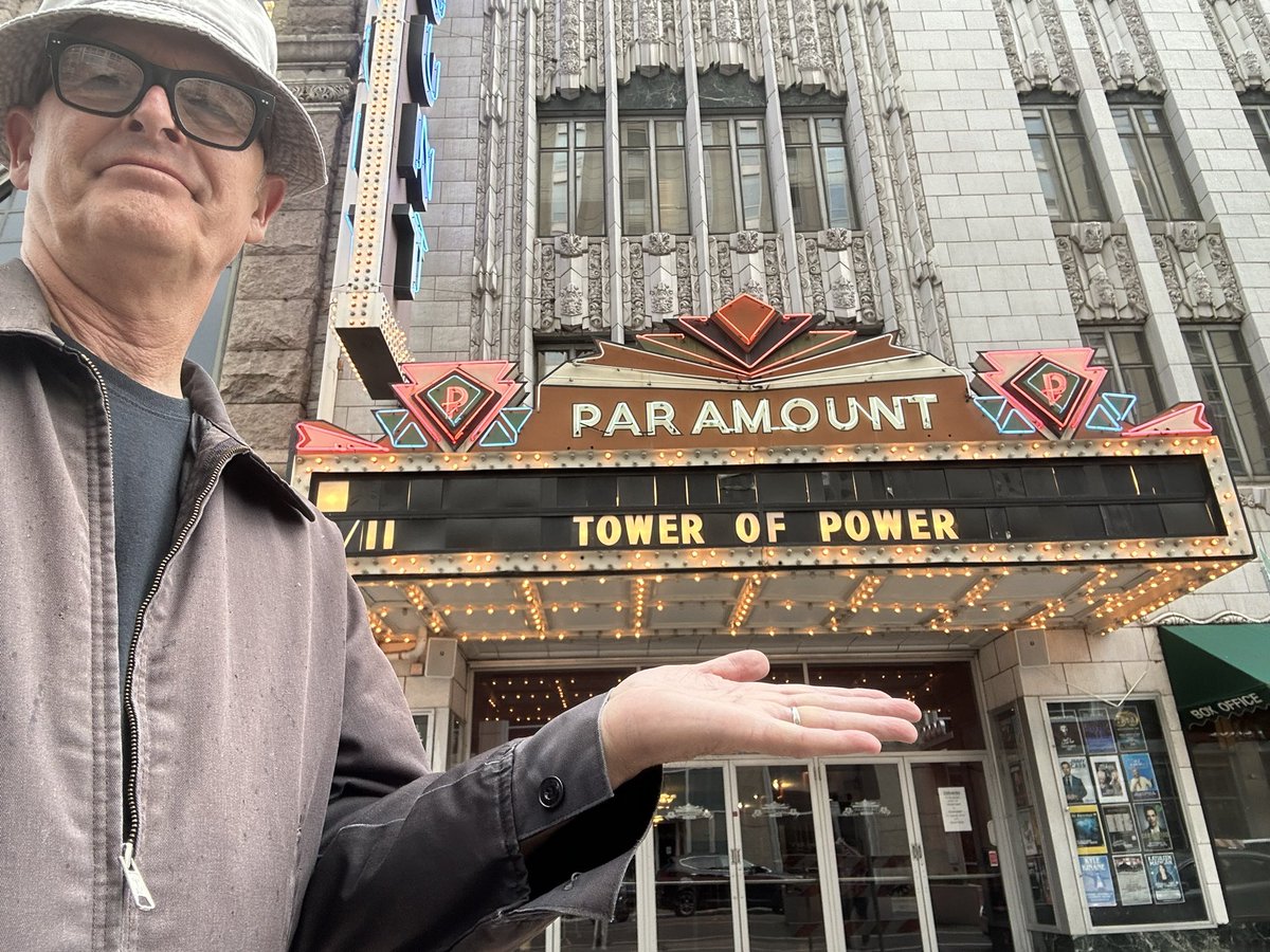 Tonight in #Denver “Tower of Power” at the Paramount Theater with original #drummer #davidgaribaldi 🥁 #topband  #soulmusic #towerofpower #remo #yamahadrums #vicfirth #sabian