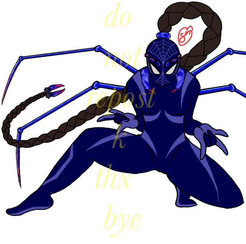 sapphider's tweet photo. 💎The Brilliant Sapphider💎

🔹Petra Parker🕷️
🔹Earth 13283🌎
🔹Geologist 🪨
🔹Chemist 🧪
🔹Spiderwoman 🕸️
🔹Crystal Spider Limbs 💎
🔹The braid is also a whip 💫

#AcrossTheSpiderVerse #ATSV #originalcharacter #OC https://t.co/RI1u0SFDRh