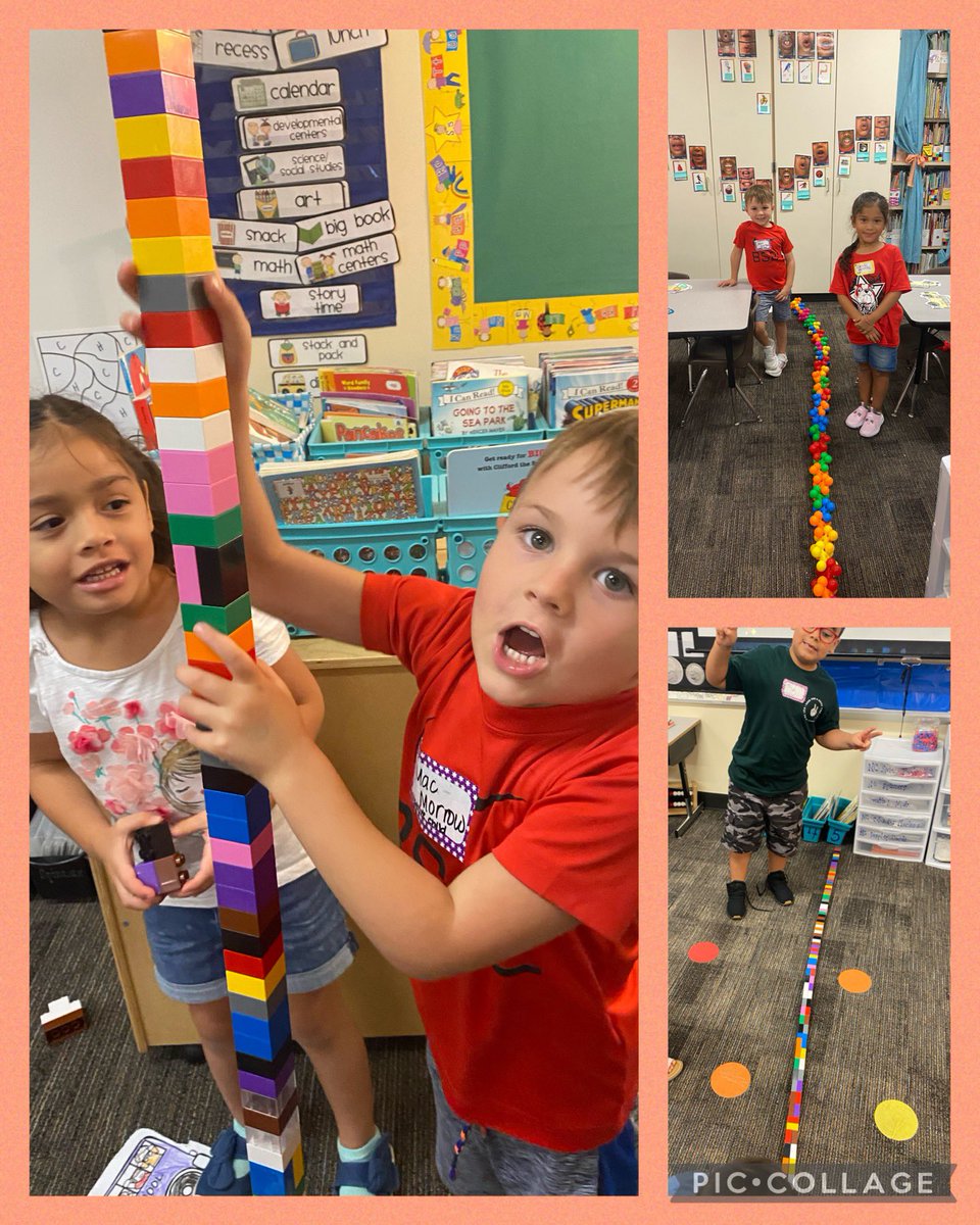 Great first week in Kinder. Lots of fun with math manipulatives, purposeful play, letters and getting to know each other! @HumbleISD_FE @HumbleElemMath