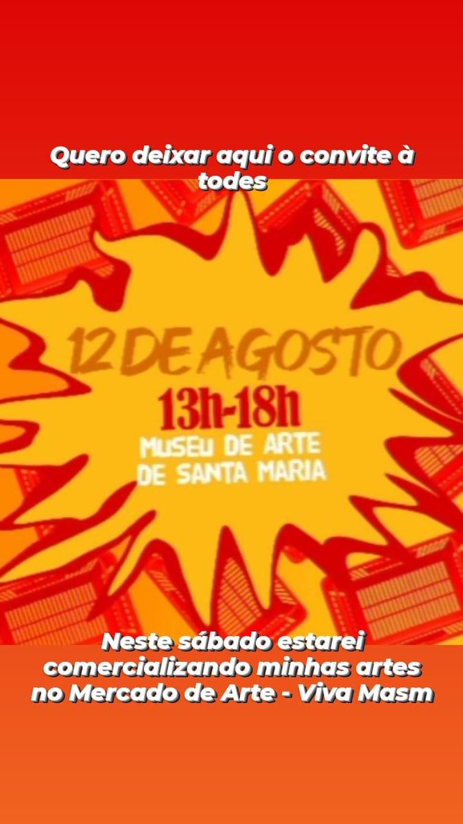 rafa_heinen's tweet photo. Galera de SM, bóra colar no MASM nesse sábado! https://t.co/xIfT5D0CSf
