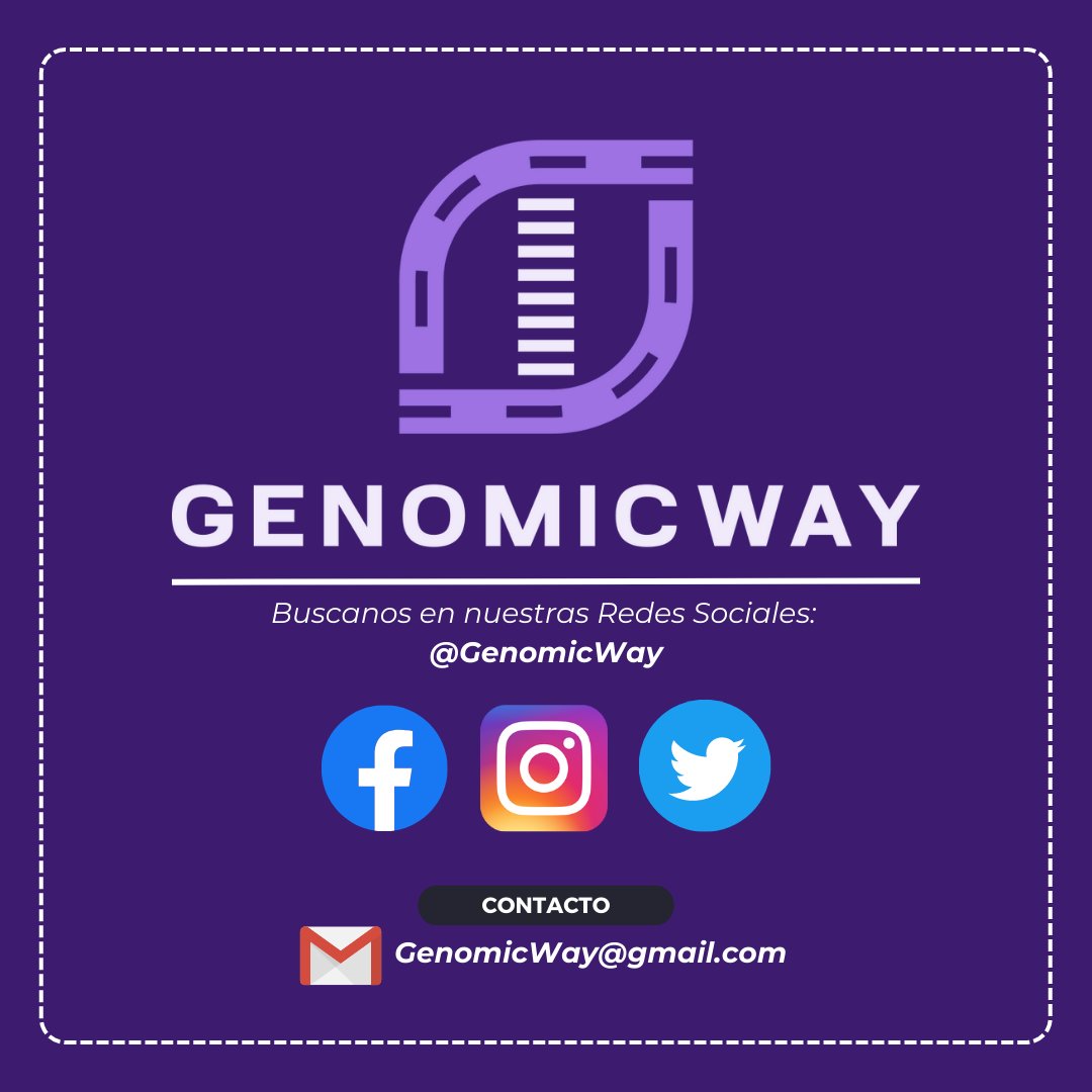 GenomicWay's tweet image. GenomicWay: Tu asesor en bioinformática genómica.
Enfocado en alumnos de pre-post grado y profesionales que comiencen en el área. 

@ANIP_Chile