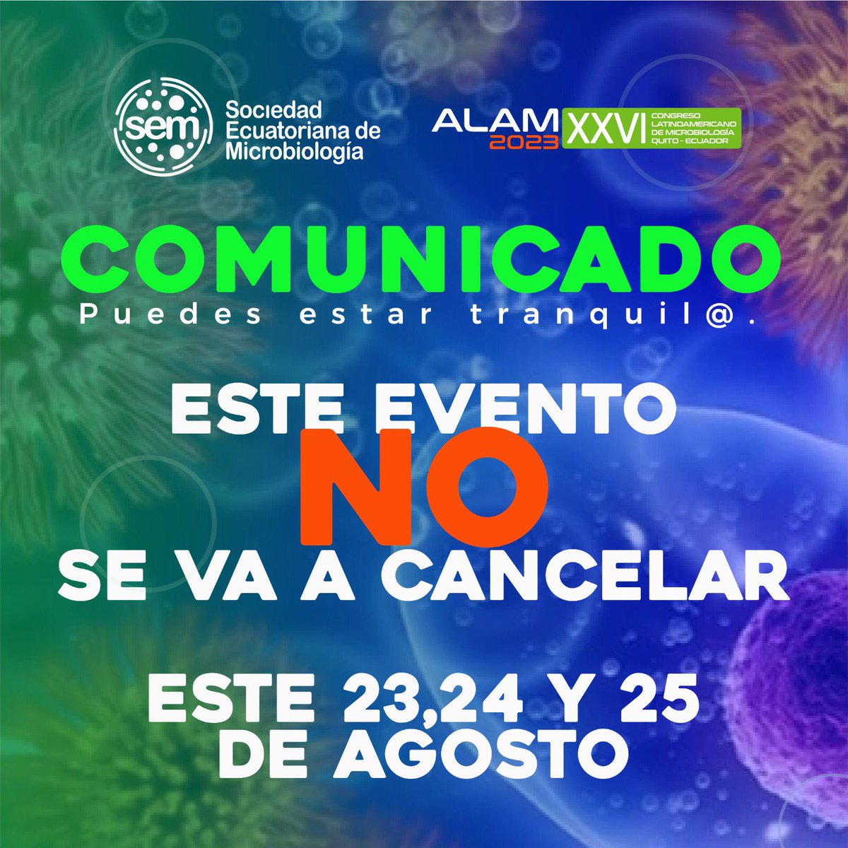 Sociedad Ecuatoriana De Microbiología tweet media