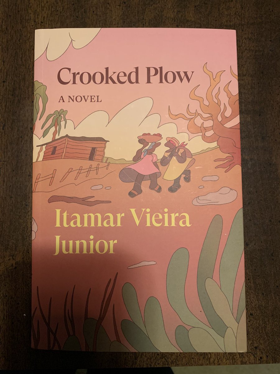 In the mail today: CROOKED PLOW, tr. from the Brazilian Portuguese by Johnny Lorenz. This is the @PinT_Book_Club selection for August, and the club will do an online interview with the author and the translator (they do this every month). Hopefully I can get to it in time!