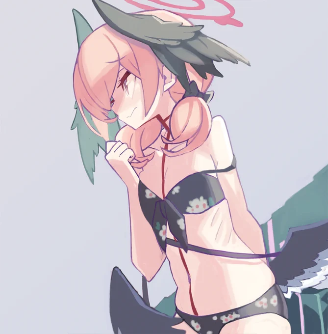水着コハル落書き