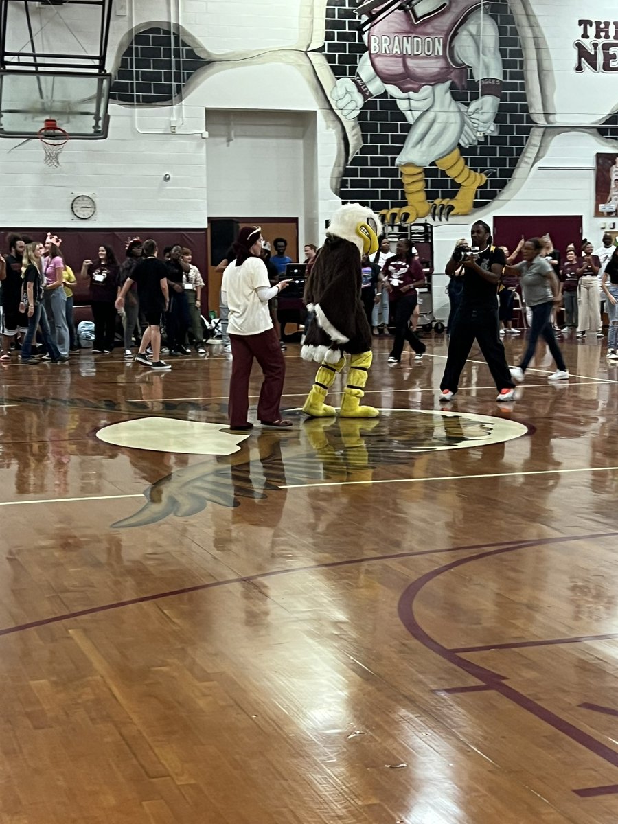 thewrighteagle's tweet photo. A surprise milkshake from a math teacher and a pep rally made Friday great! Proud to be an Eagle 🦅 https://t.co/kDVzLgbjWY