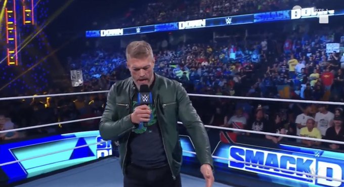 BrutusMaximusX's tweet image. #Edgehead #SmackDown 
Edge Canadian Hero